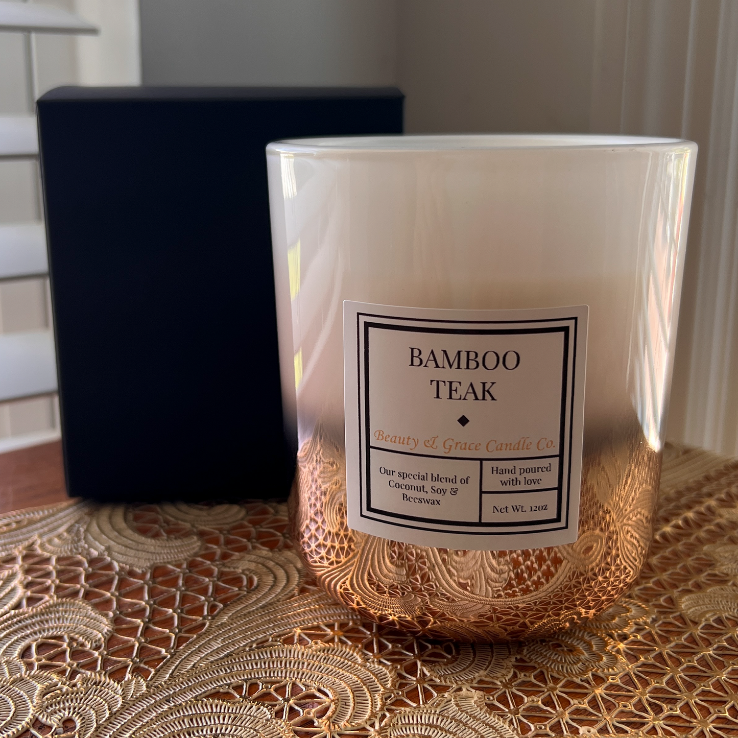 Bamboo Teak Candle