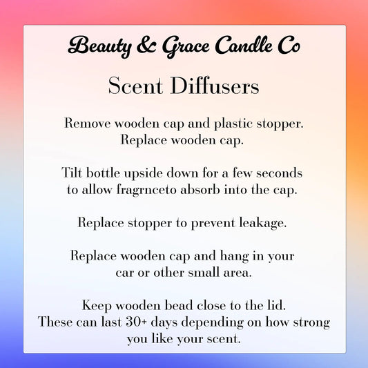 Tobacco Vanilla Car Scent Diffuser