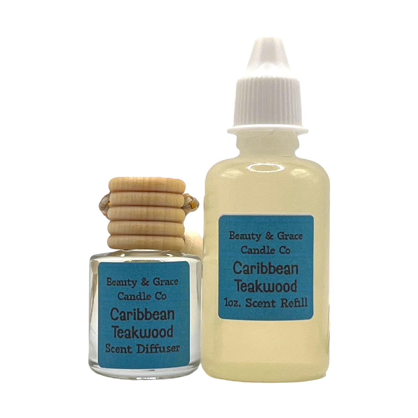 Caribbean Teakwood Car Scent Diffuser