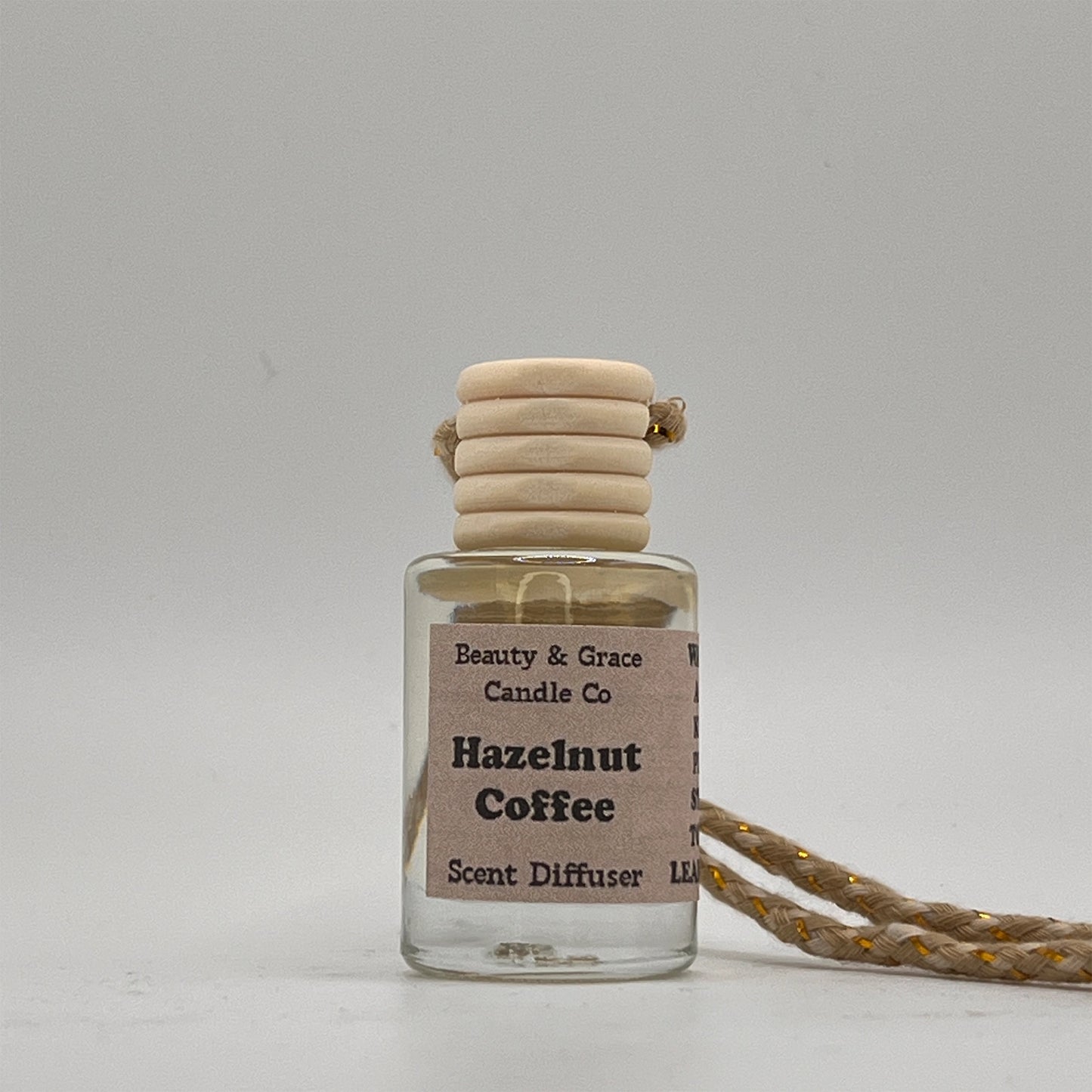 Hazelnut Coffee Car Scent Diffuser