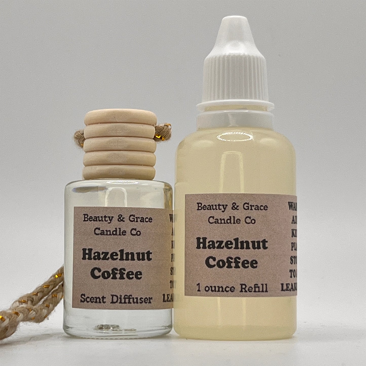 Hazelnut Coffee Car Scent Diffuser