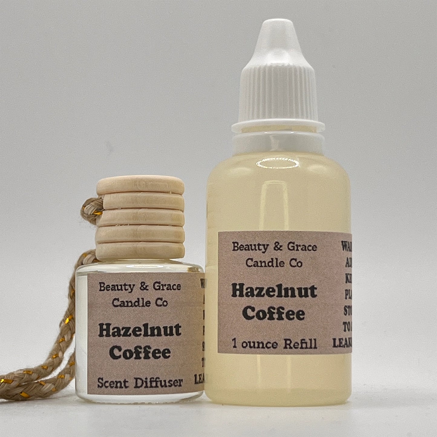 Hazelnut Coffee Car Scent Diffuser