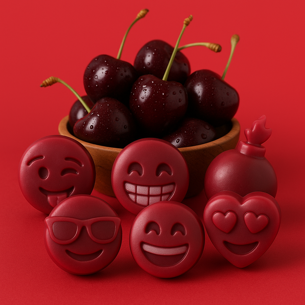 Black Cherry Bomb Emoji Melts
