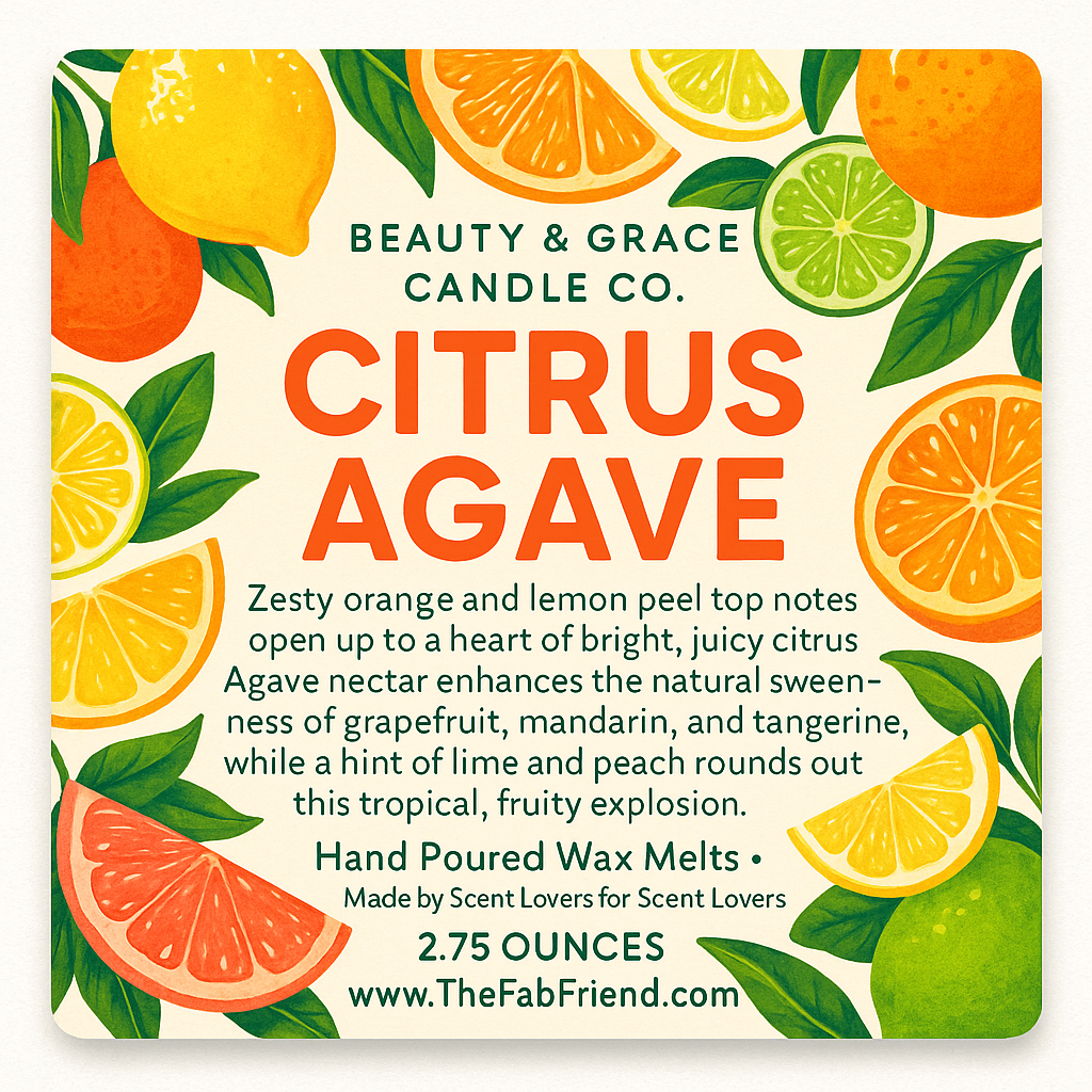 Citrus Agave Wax Melts