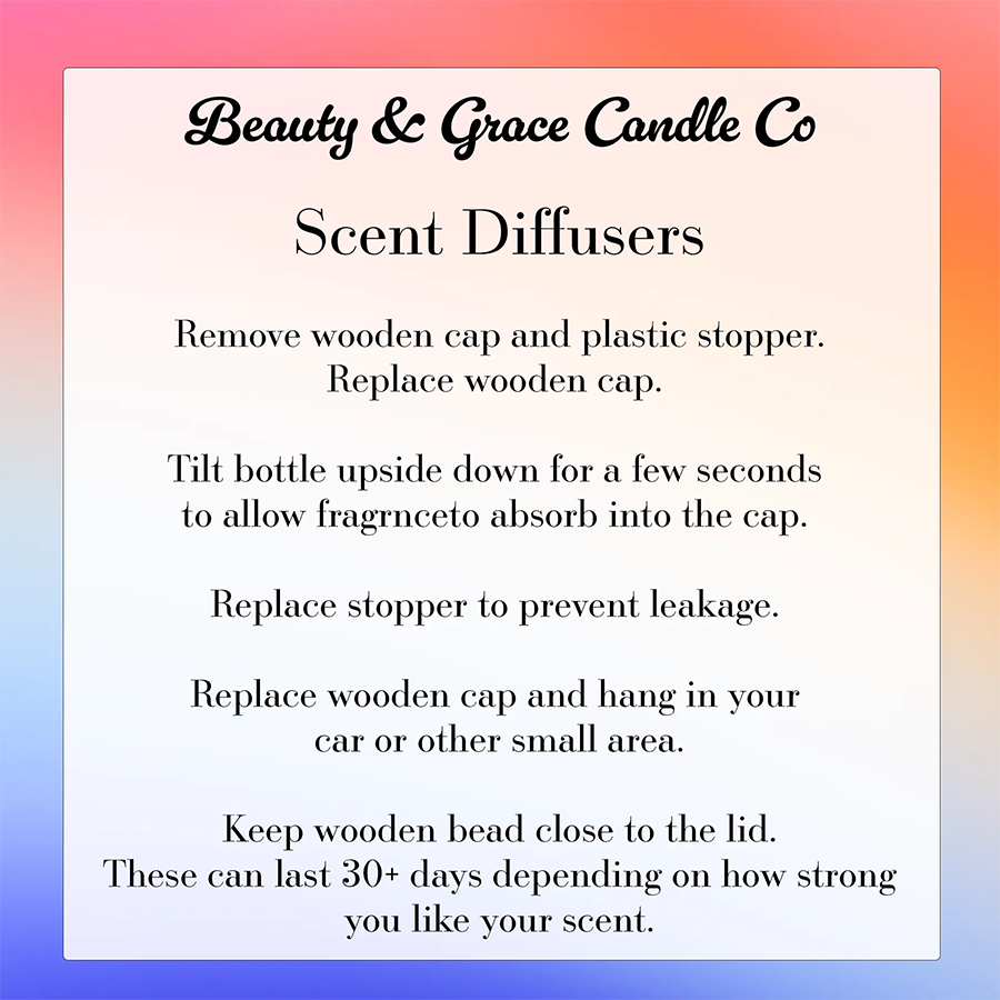 Lavender Vanilla Car Scent Diffuser