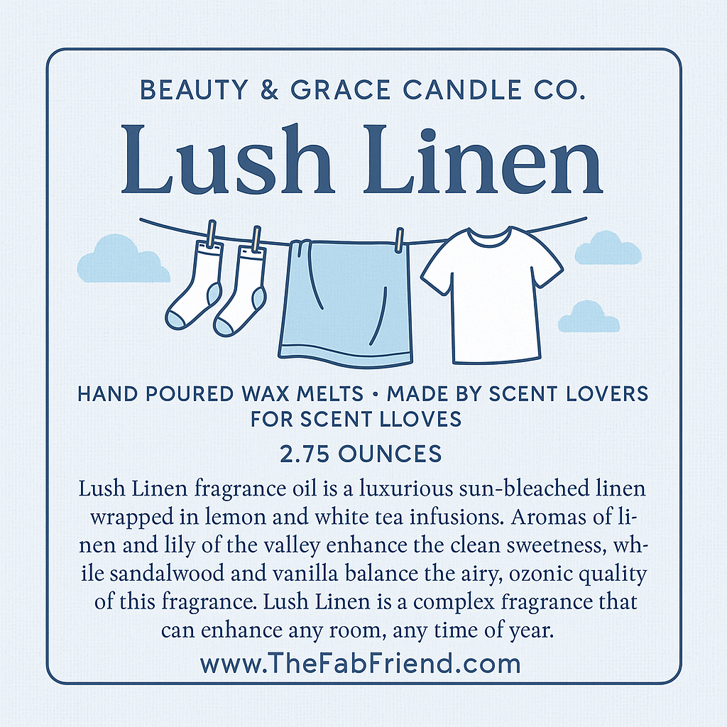 Lush Linen Wax Melts