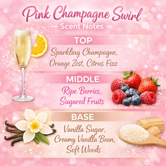 Pink Champagne Swirl - Foaming Sugar Scrub