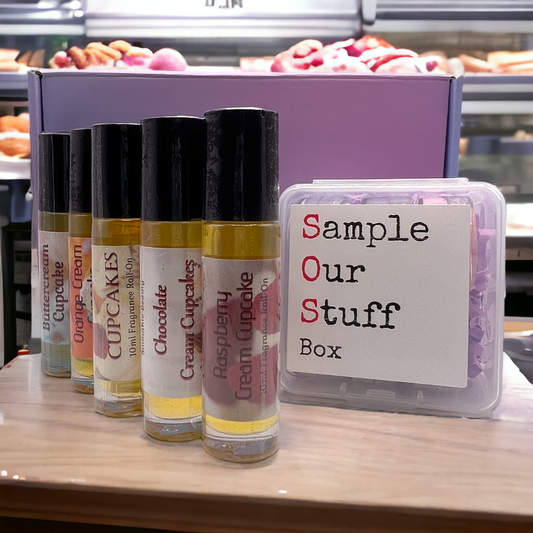 Cupcake Scented Fragrance Roll On Gift Set