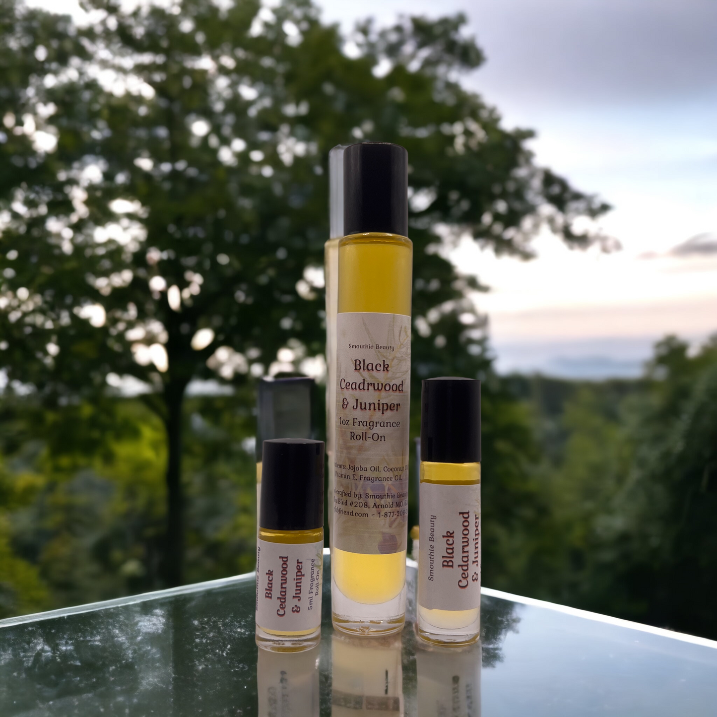 Black Cedarwood & Juniper Fragrance Roll On