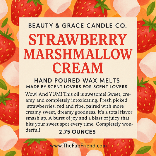Strawberry Marshmallow Cream Wax Melts