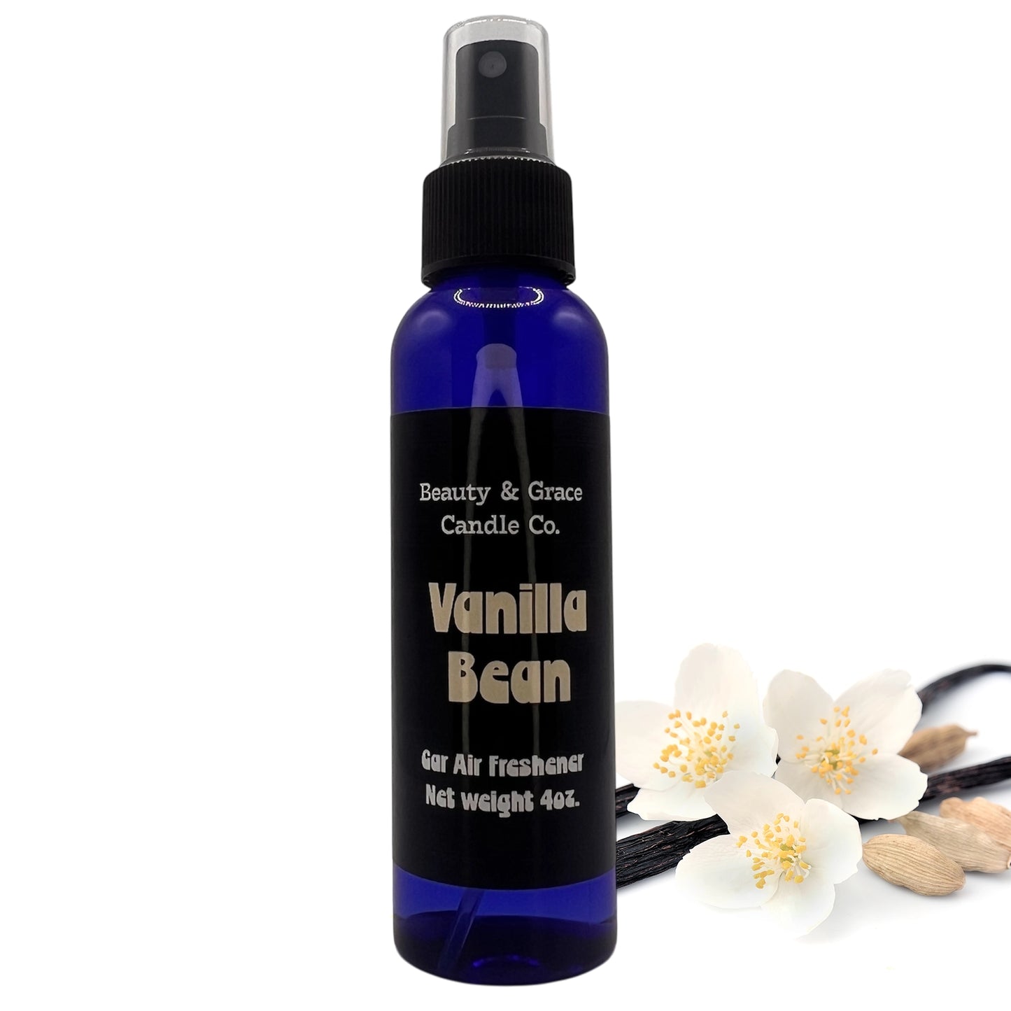 Vanilla Bean Car Air Freshener Spray