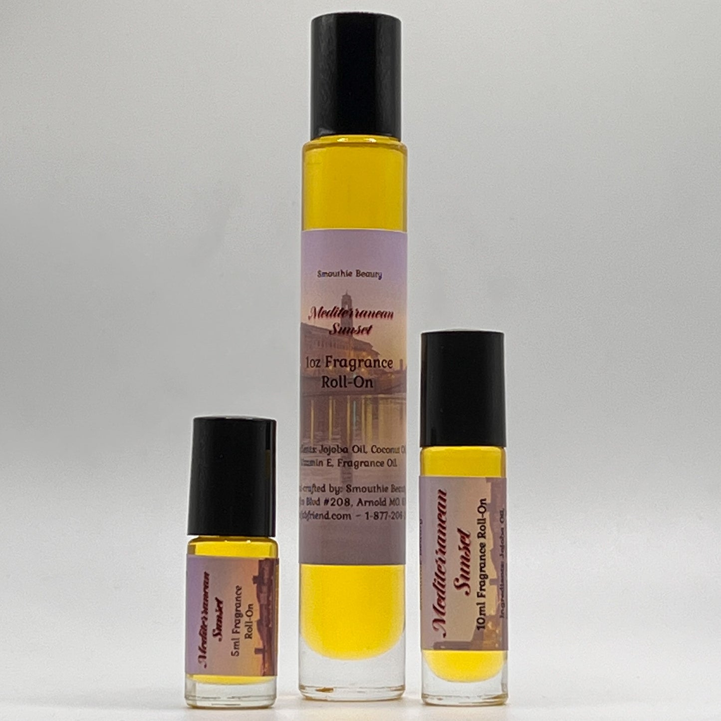 Mediterranean Sunset Perfume Oil Fragrance Roll On
