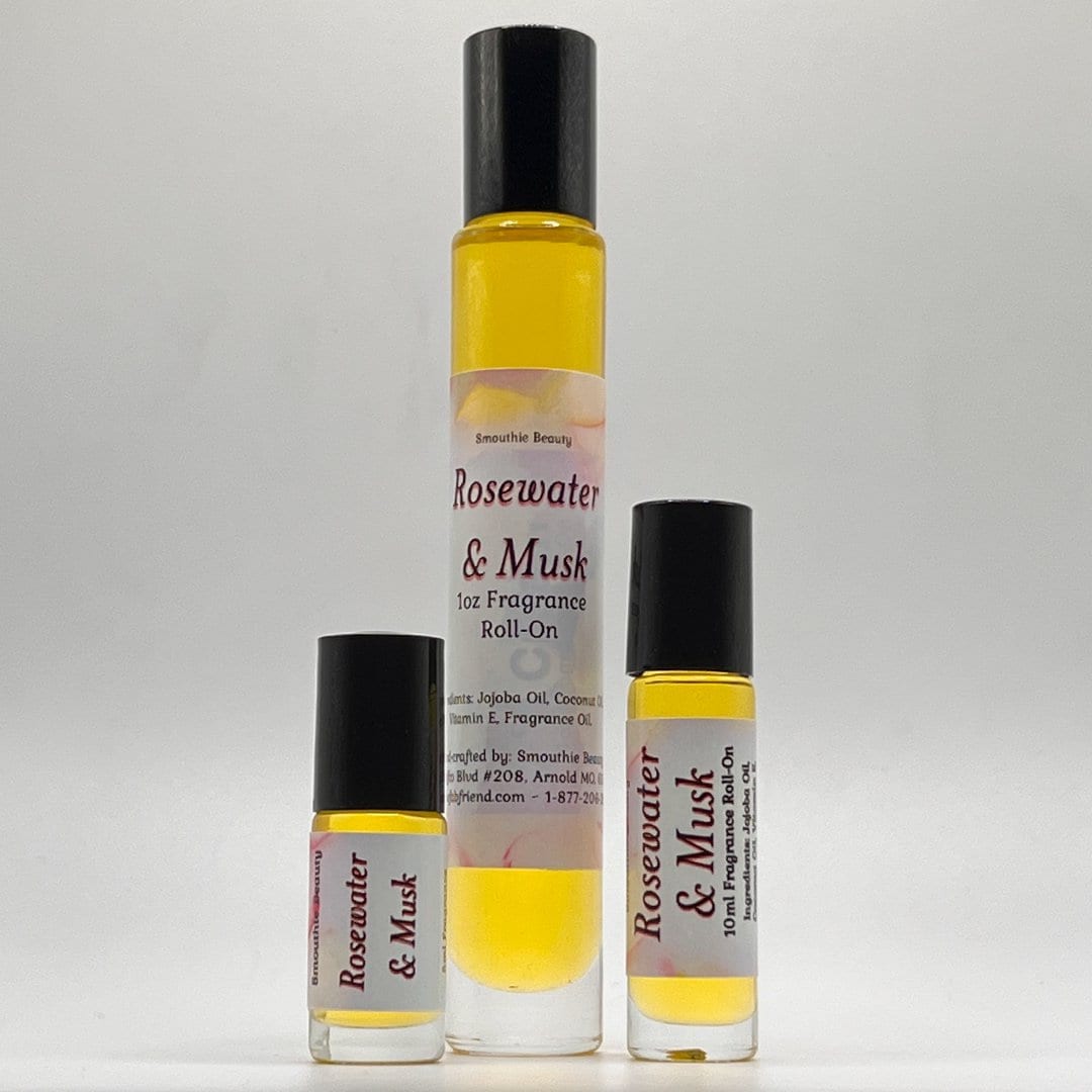 Rosewater & Musk <br/>Perfume Oil Fragrance Roll On