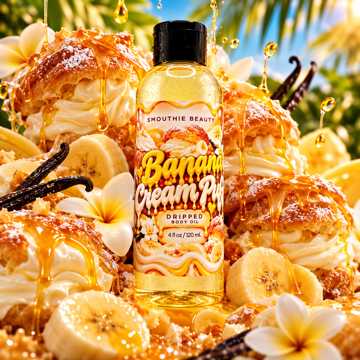 Dripped Body Oil