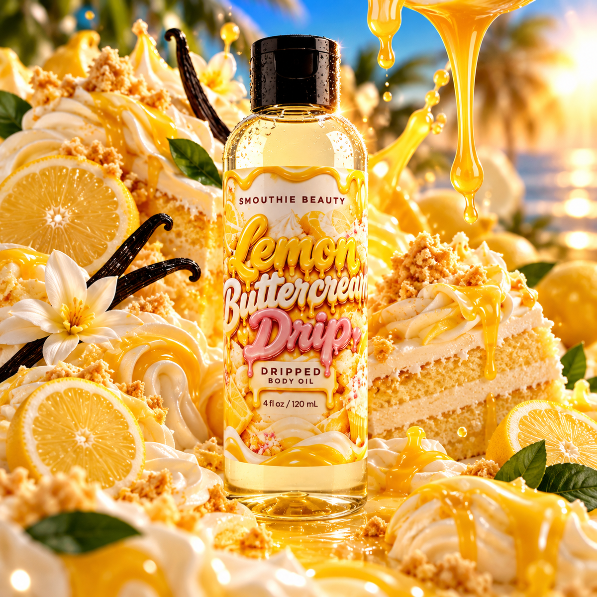 Dripped Body Oil