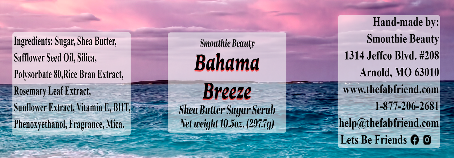 Bahama Breeze Shea Butter Sugar Scrub