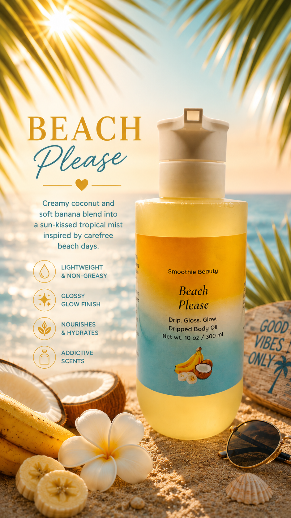 Dripped Body Oil