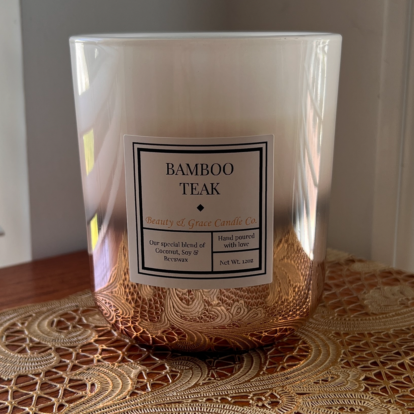 Bamboo Teak Candle