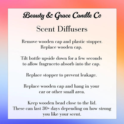 Dragonfly Moonflower Car Scent Diffuser