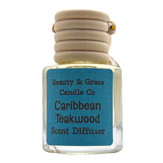 Caribbean Teakwood Car Scent Diffuser