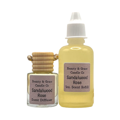 Sandalwood Rose Car Scent Diffuser