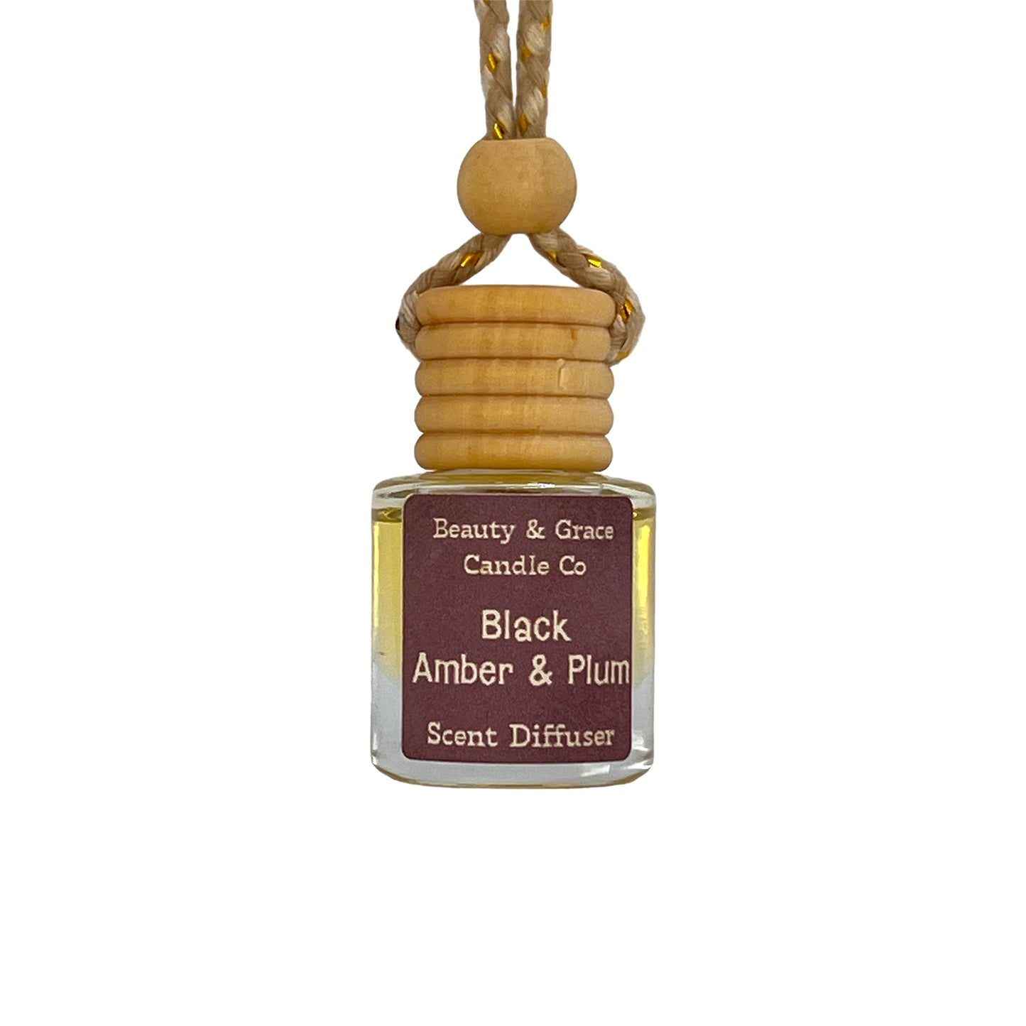 Black Amber & Plum Car Scent Diffuser