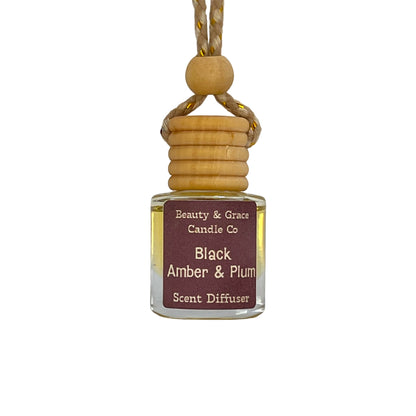 Black Amber & Plum Car Scent Diffuser