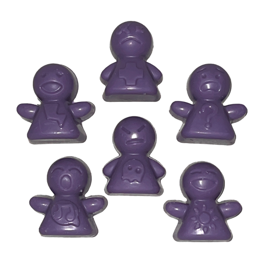 Blackened Amethyst Emoji Melts