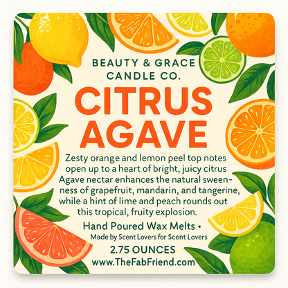 Citrus Agave Wax Melts