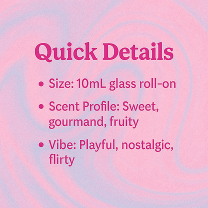 Cotton Candy Perfume Oil Fragrance Roll On