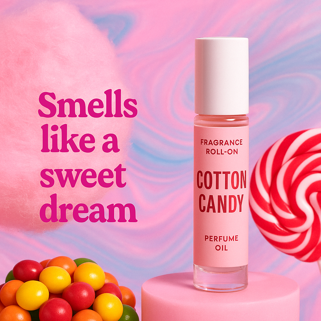 Cotton Candy Perfume Oil Fragrance Roll On