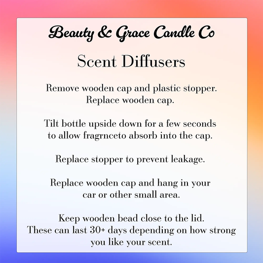 Lavender Vanilla Car Scent Diffuser