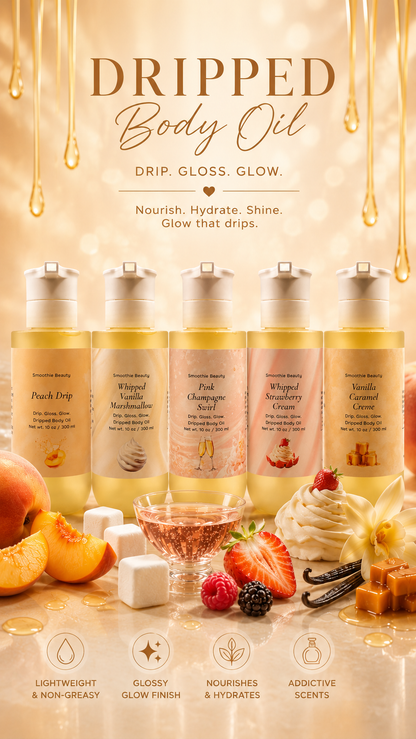 Dripped Body Oil