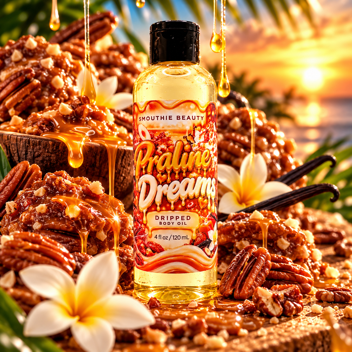 Dripped Body Oil