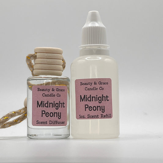 Midnight Peony Car Scent Diffuser