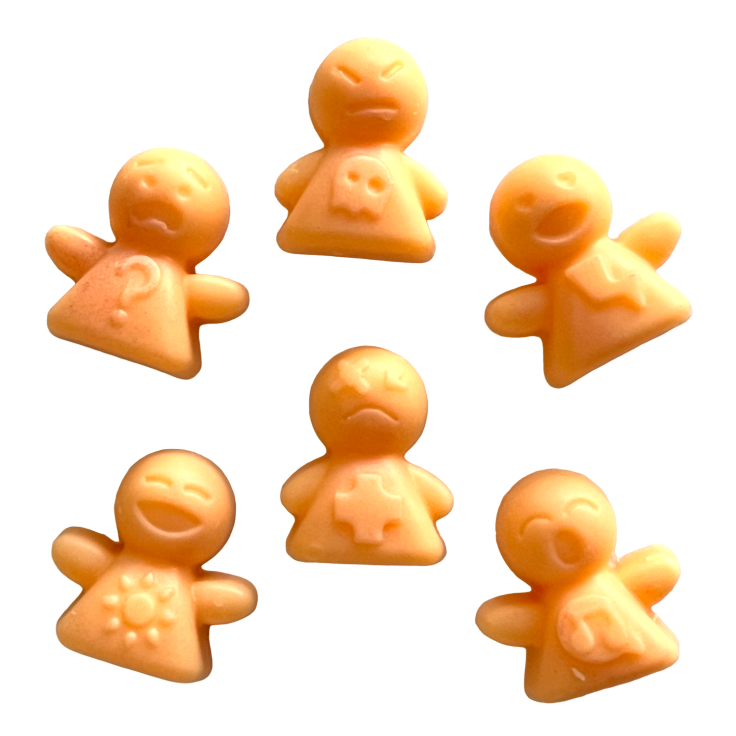 Mandarin Tiki Emoji Melts
