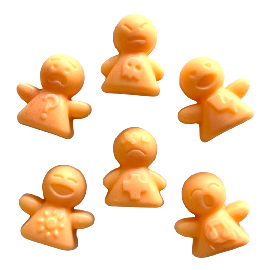 Mandarin Tiki Emoji Melts