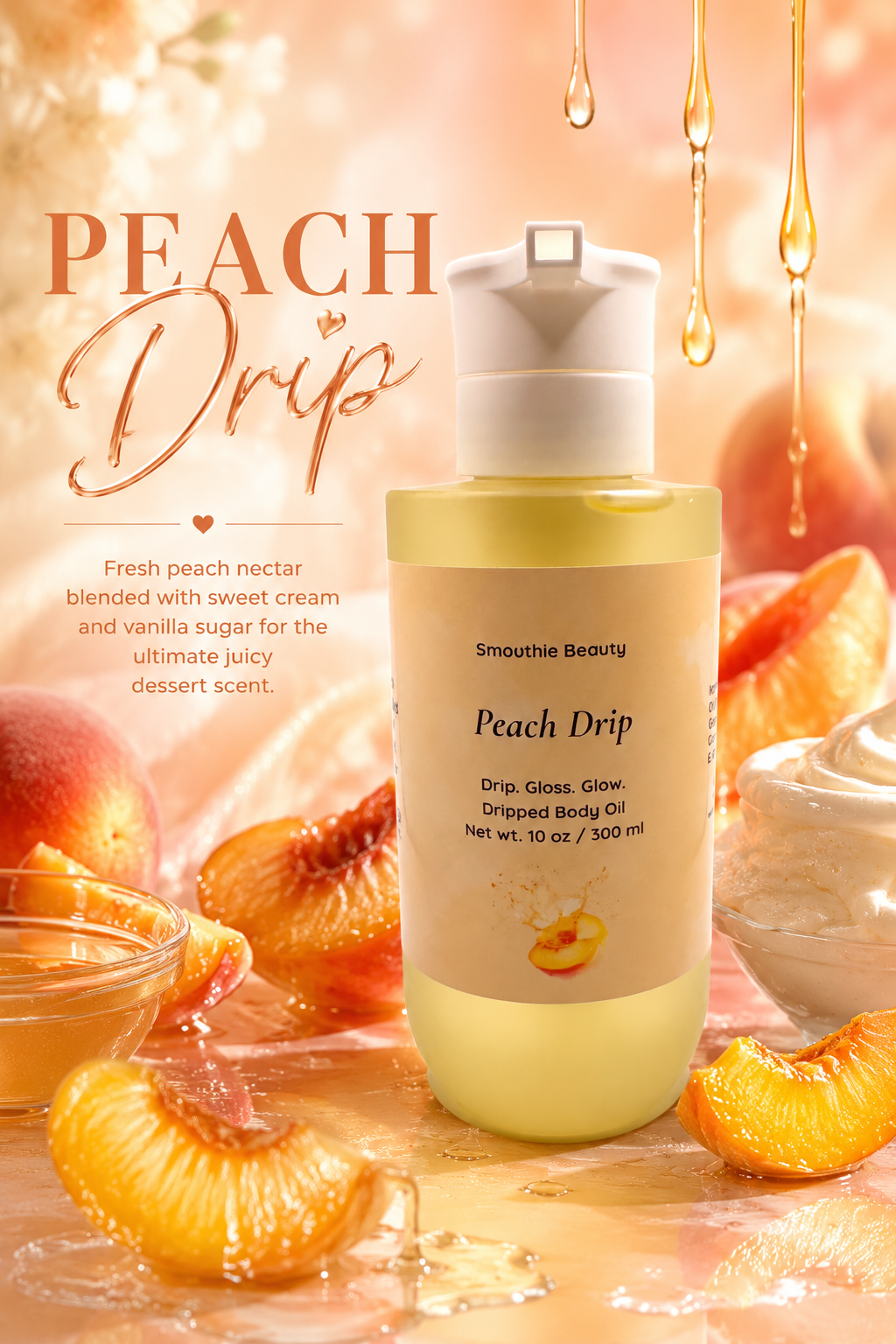 Dripped Body Oil