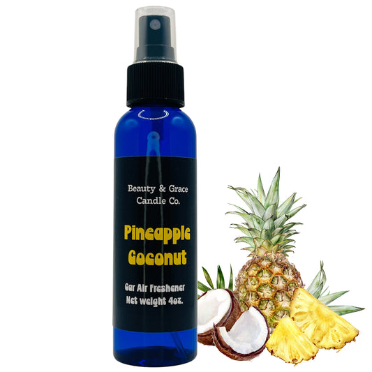 Pineapple Coconut Car Air Freshener Spray