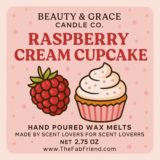 Raspberry Cream Cupcake Wax Melts