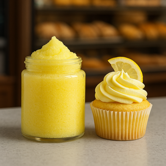 Lemon Sugar Cupcake Foaming Sugar Scrub