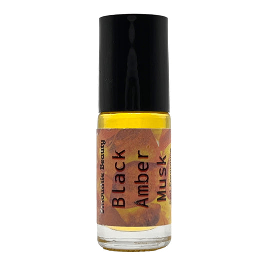 Black Amber Musk Perfume Oil Fragrance Roll On