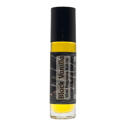 Black Vanilla Perfume Oil Fragrance Roll On