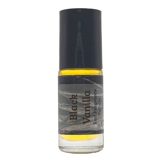 Black Vanilla Perfume Oil Fragrance Roll On