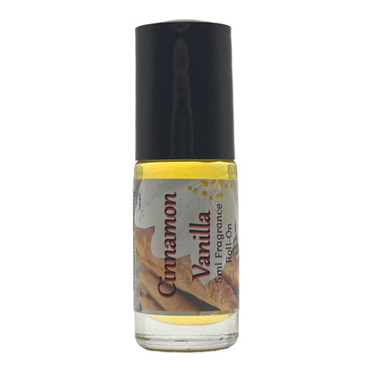 Cinnamon Vanilla Perfume Oil Fragrance Roll On