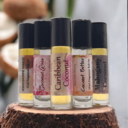 Coconut Scented Fragrance Roll On Gift Set