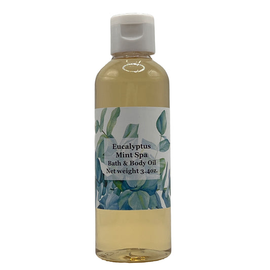Eucalyptus Mint Spa Bath, Body & Massage Oil