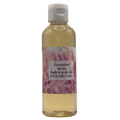 Lavender Rose Bath, Body & Massage Oil