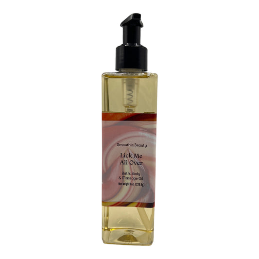 Lick Me All Over Bath, Body & Massage Oil