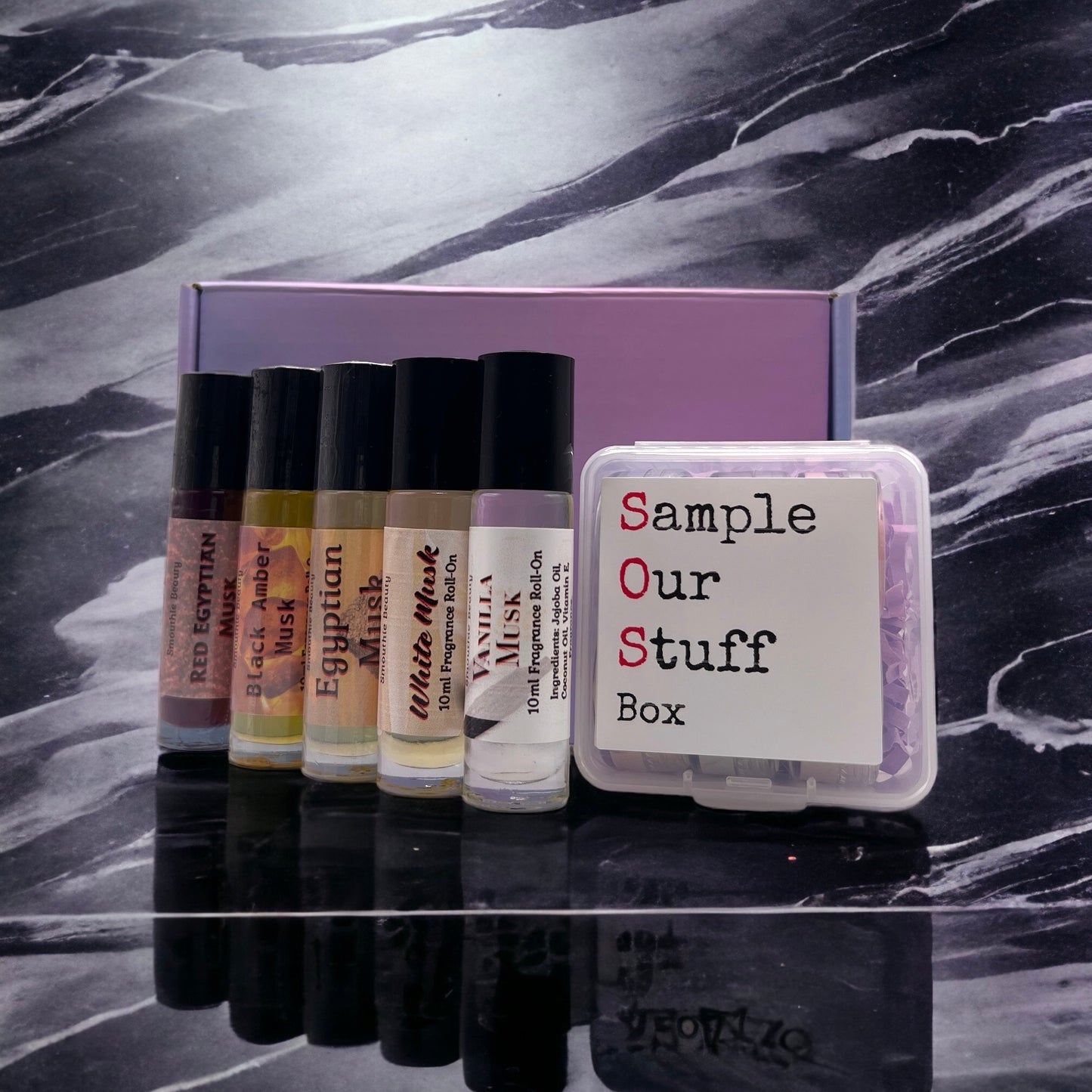 Musk Scented Fragrance Roll On Gift Set